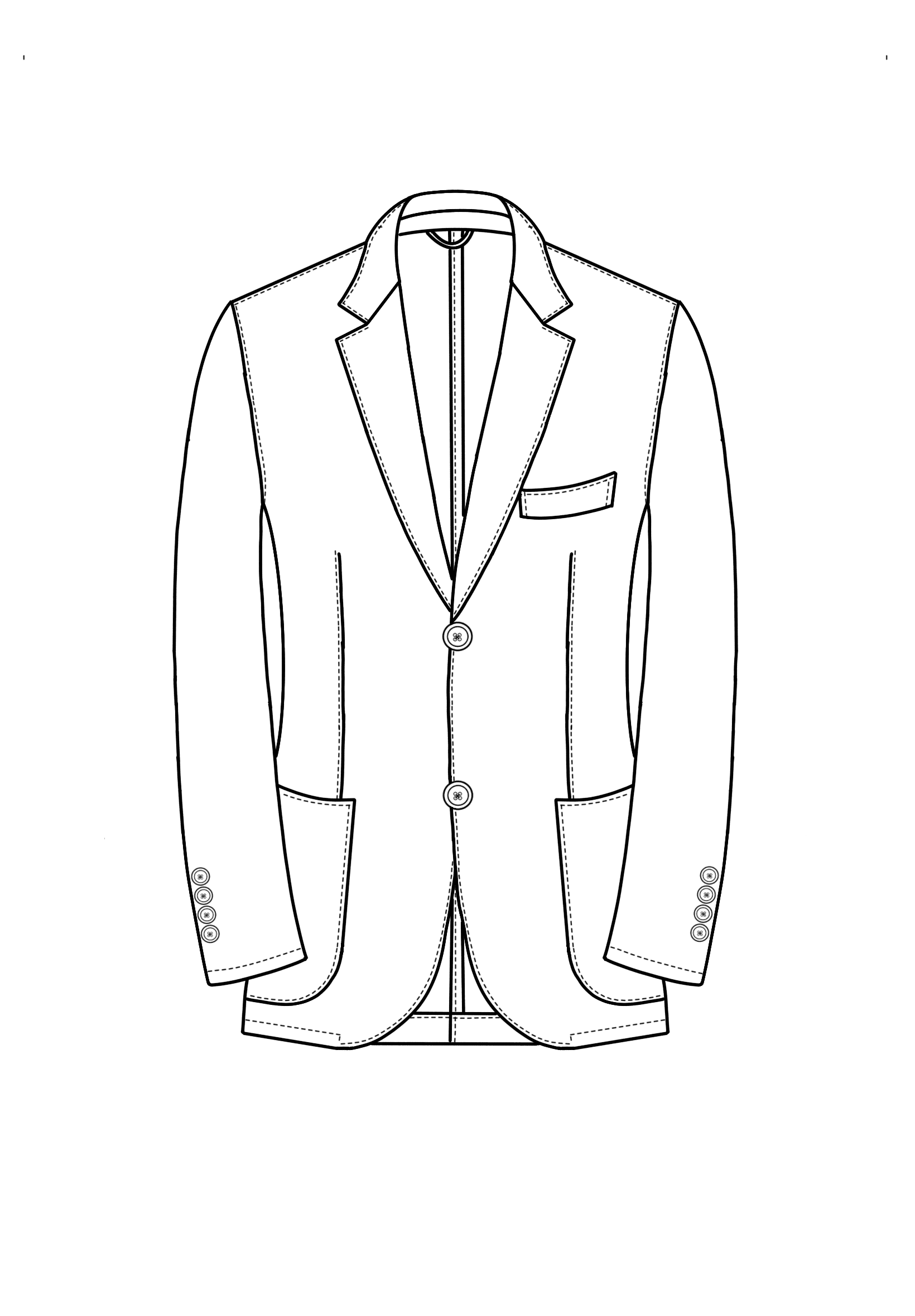 Unlined Semi Structured