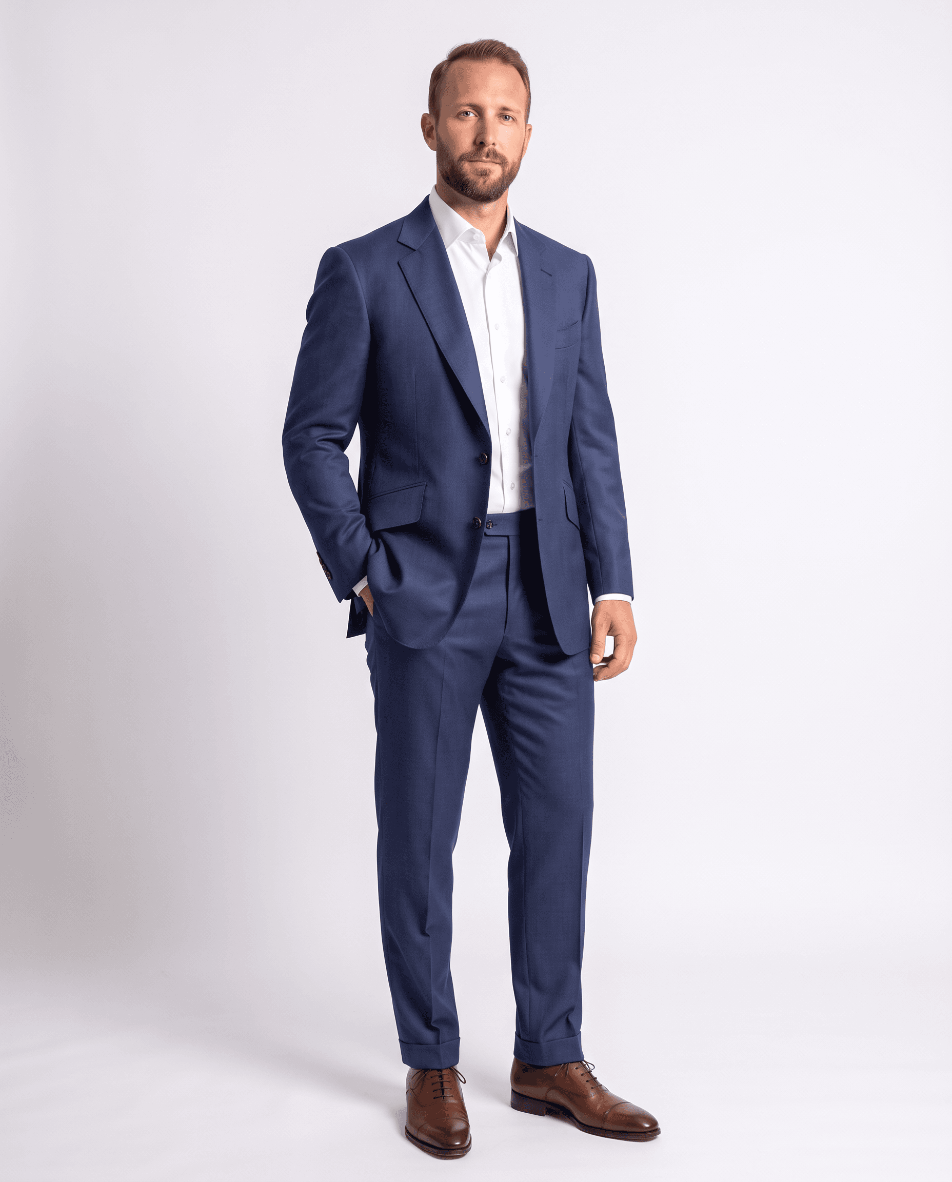 Bespoke Suit made of 100% wool Drago Fabric